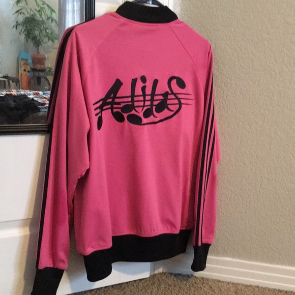Large Jeremy Scott pink adidas jacket - Picture 2 of 3